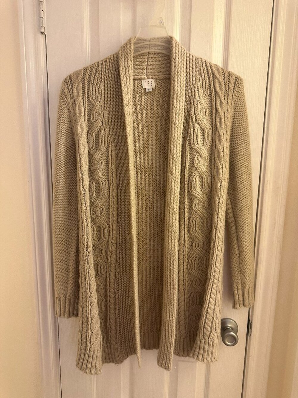 A New Day Beige/Gold Cardigan
